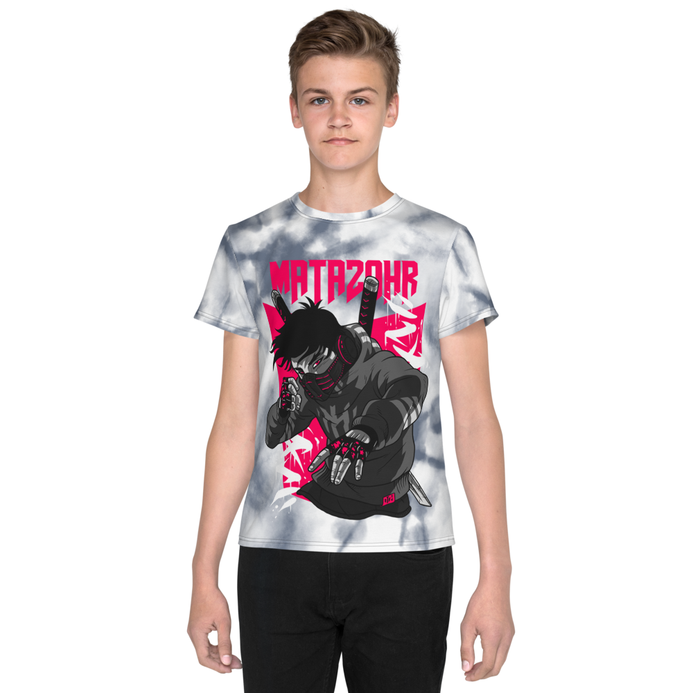 T-shirt col ras du cou adolescent