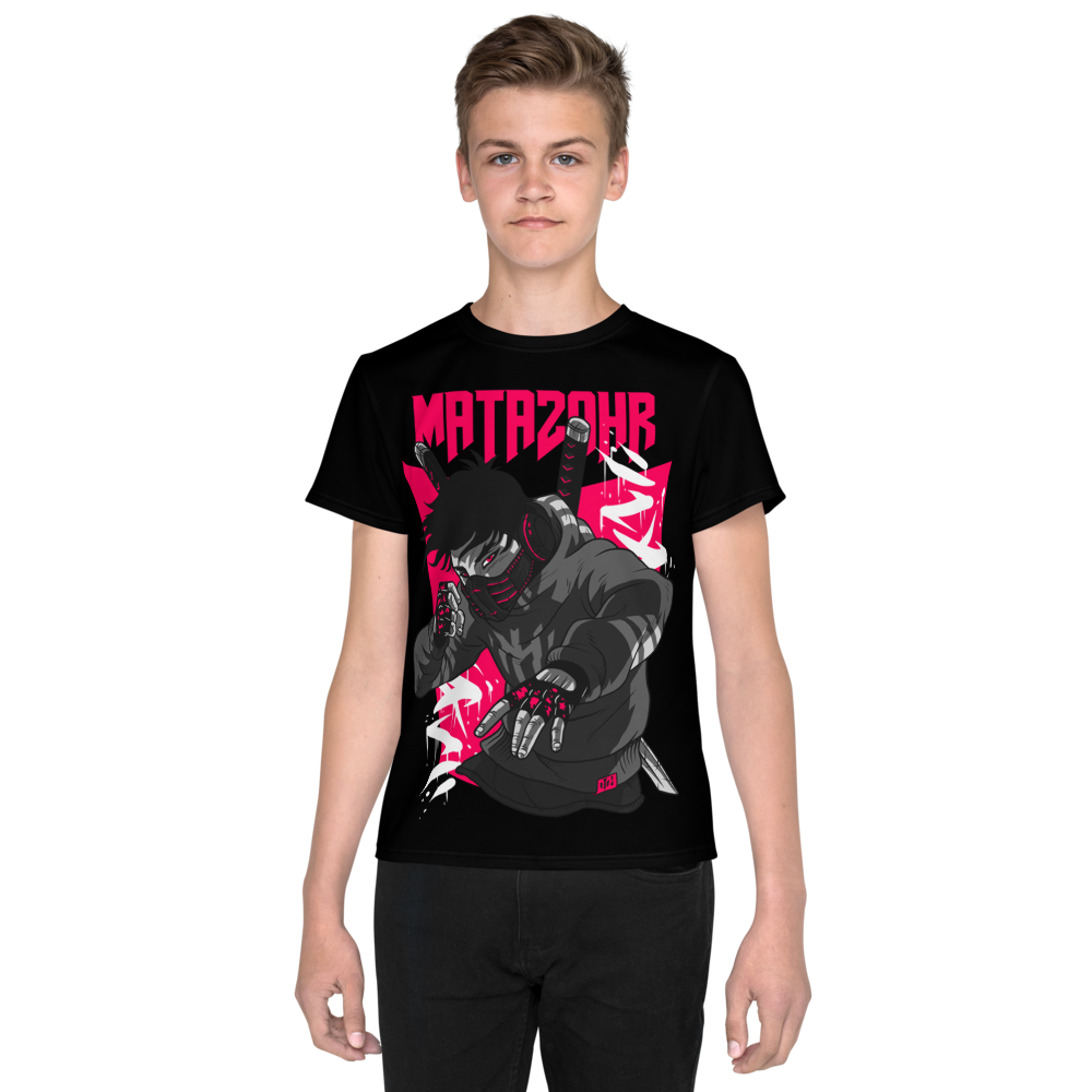 T-shirt col ras du cou adolescent