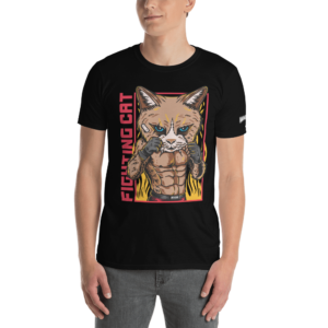 T-shirt cat Fighting