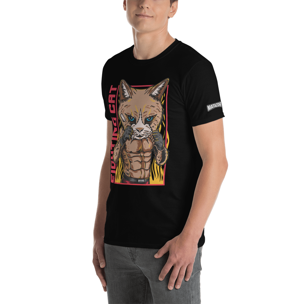 T-shirt cat Fighting – Image 3