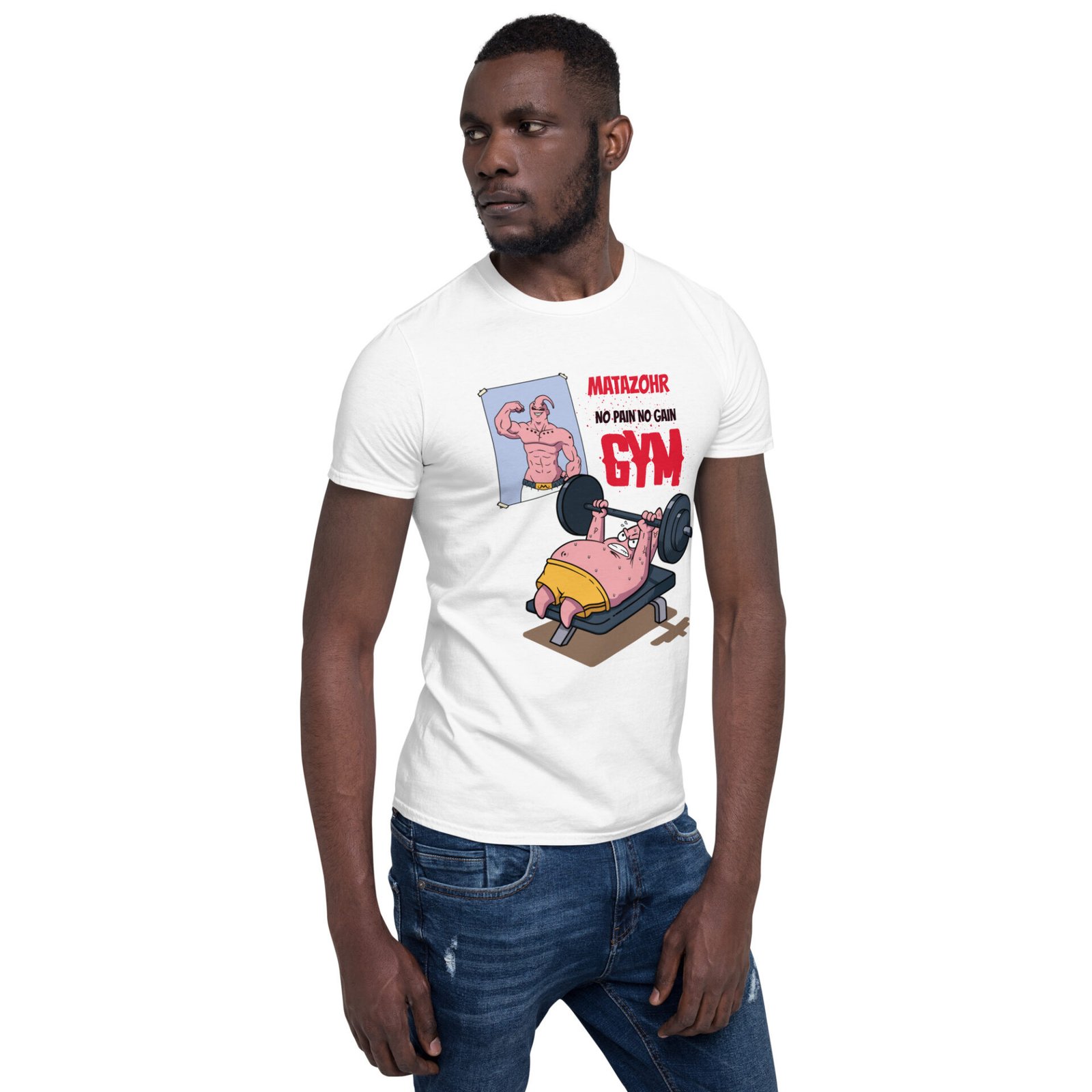 T-shirt Unisexe à Manches Courtes – Image 6
